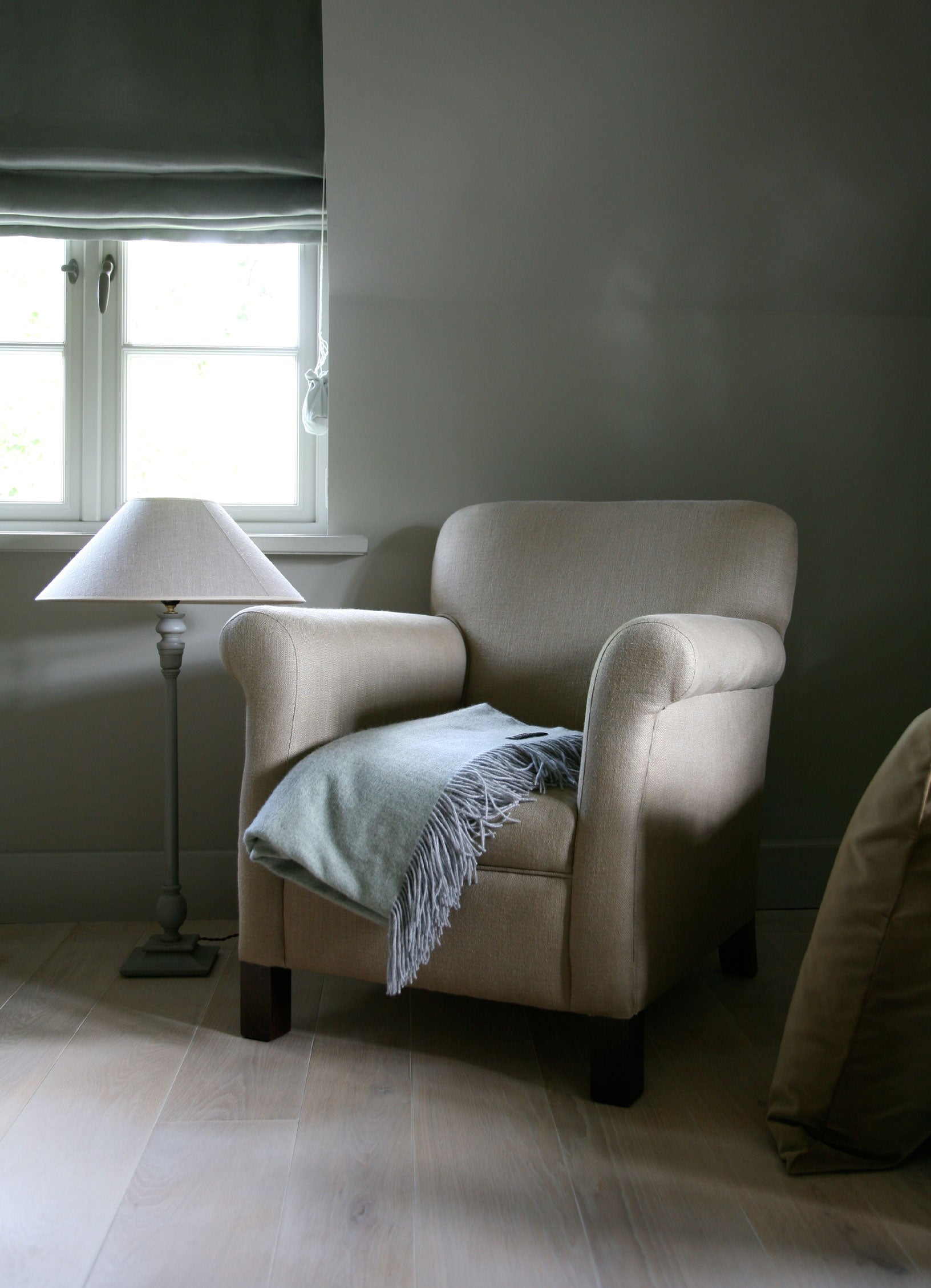 Hamptons chair by SCHOENBACH. Shown in a home setting on Sylt