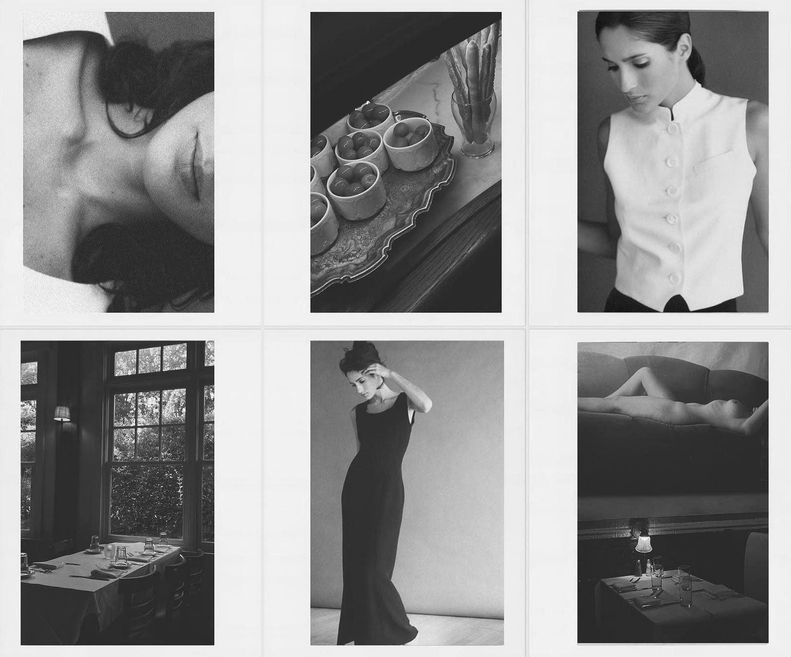 Model Astrid Munoz and lifestyle images in black and white
