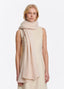 SCHOENBACH cashmere scarf in ivory, front view