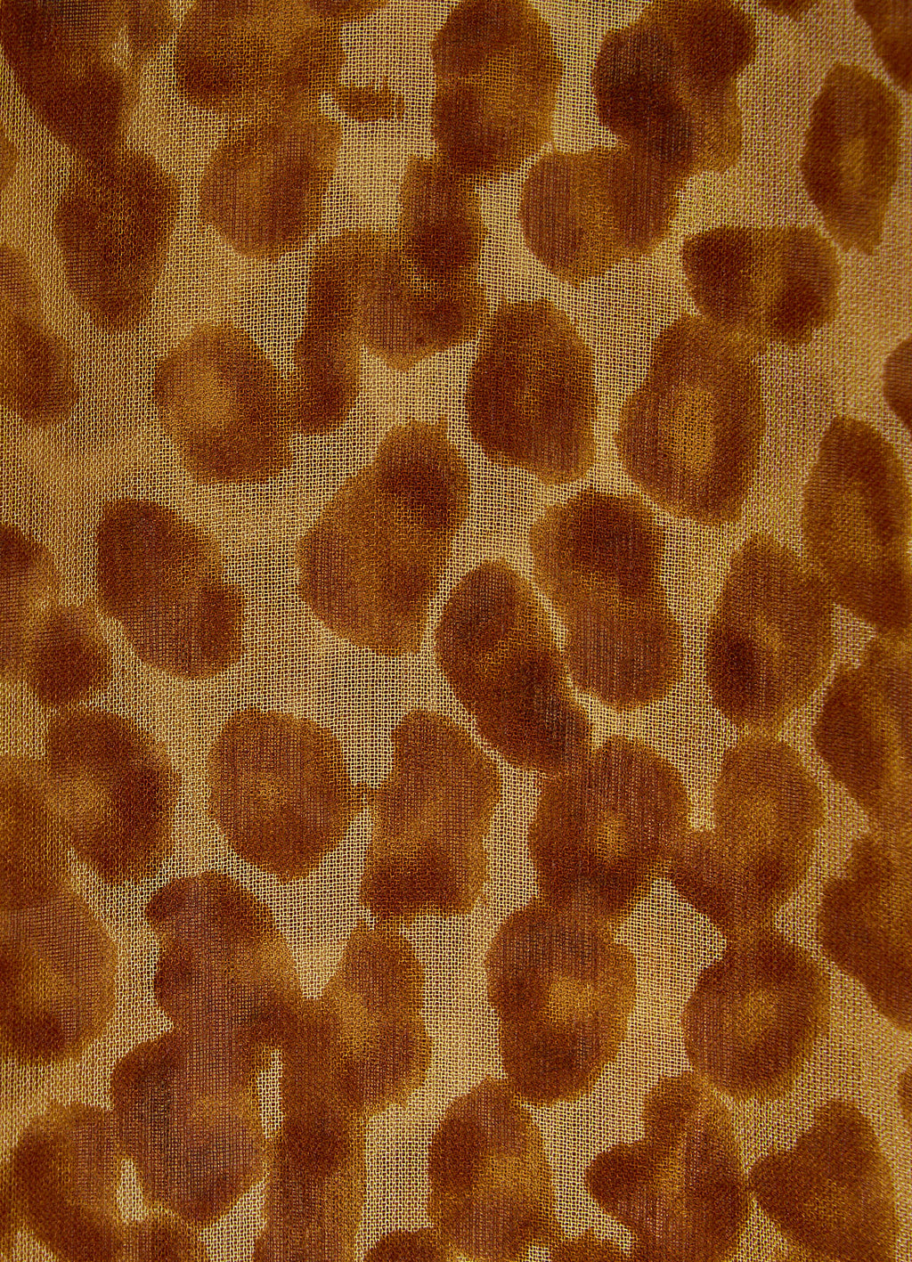 Close up of a ozelot fabric in silk