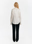 SCHOENBACH silk blouse in white, back view